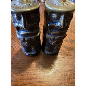 Vintage TIKI WEST INDIES SALT & PEPPER SHAKERS